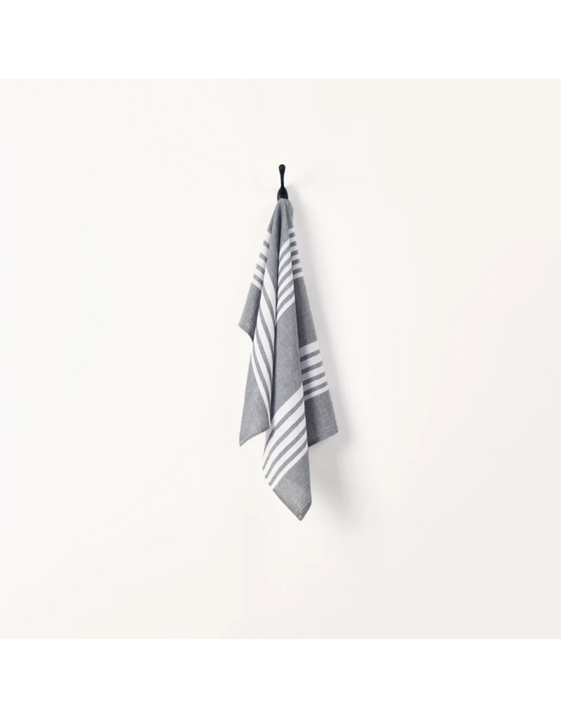 Pokoloko Hayal Set of 2 Turkish Cotton Hand Towels by Pokoloko in Black