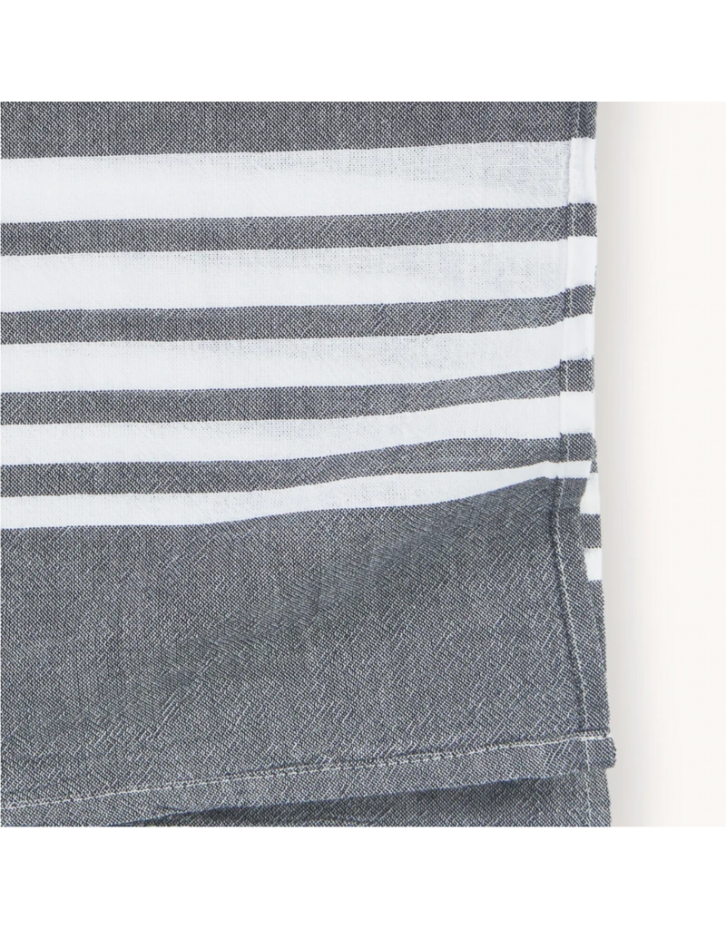 Pokoloko Hayal Set of 2 Turkish Cotton Hand Towels by Pokoloko in Black