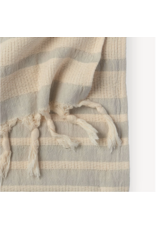 Pokoloko Shannon Turkish Cotton Hand Towel by Pokoloko in Grey | Soft, Absorbent, Versatile