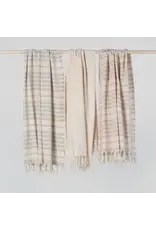 Pokoloko Shannon Turkish Cotton Towel by Pokoloko in Grey | Soft, Absorbent, Versatile