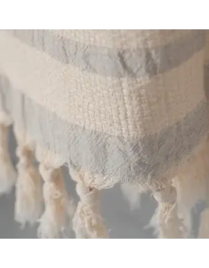 Pokoloko Shannon Turkish Cotton Towel by Pokoloko in Grey | Soft, Absorbent, Versatile