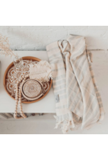 Pokoloko Shannon Turkish Cotton Towel by Pokoloko in Grey | Soft, Absorbent, Versatile