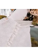 Pokoloko Pyramid Weave Turkish Towel by Pokoloko | Light Grey | Jacquard, Soft, Versatile