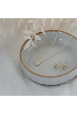 Glee Jewelry Snow Crystal Stud Earrings by Glee