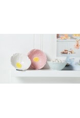 Abbott Collection Small Porcelain Flower Dish | White, Elegant Jewelry Holder, Tealight or Tabletop Decor
