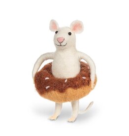 Abbott Collection Felted Wool Donut Mouse