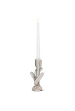 Abbott Collection Tulip Stem Cement Taper Candle Holder
