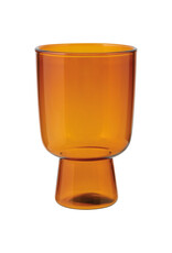 Danica Amber Pedestal Glass | 11oz