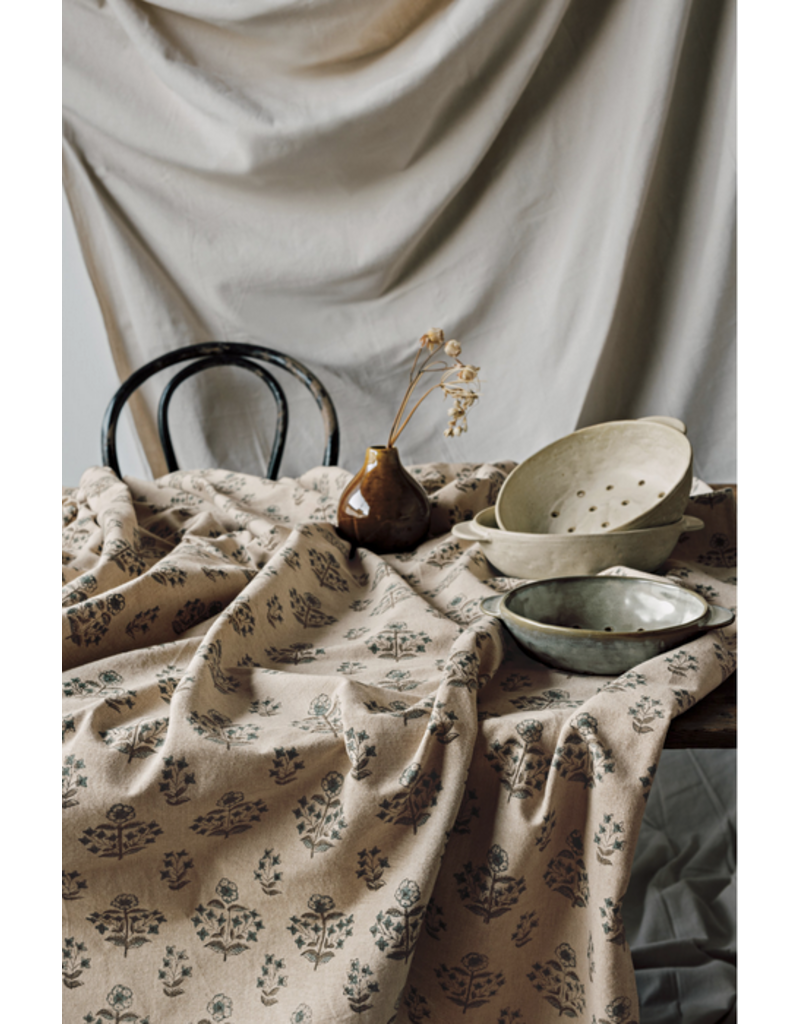 Danica Grey Stoneware Fruit Bowl | 7" Ceramic Kitchen Colander, Prep & Serve