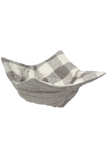 Danica London Gray Bowl Cozy | Microwave Safe, Reversible, Cotton, Cool-to-Touch