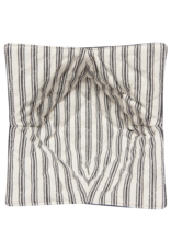 Danica Ticking Stripe Bowl Cozy | Quilted, Microwave Safe, 100% Cotton, Reversible