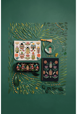 Danica Amulet Small Zipper Pouch | Embroidered Scarab