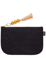 Danica Amulet Small Zipper Pouch | Embroidered Scarab