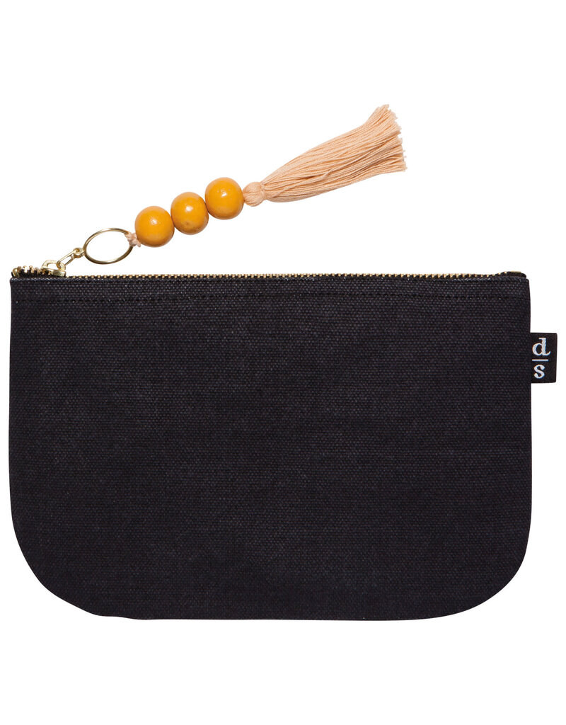 Danica Amulet Small Zipper Pouch | Embroidered Scarab