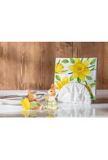 Abbott Collection Ceramic Bunny Napkin Holder – Cute Tabletop Décor for Spring & Easter