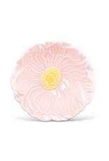 Abbott Collection Small Pink Porcelain Dish – Ceramic Flower Trinket Tray | Blush Vanity Decor