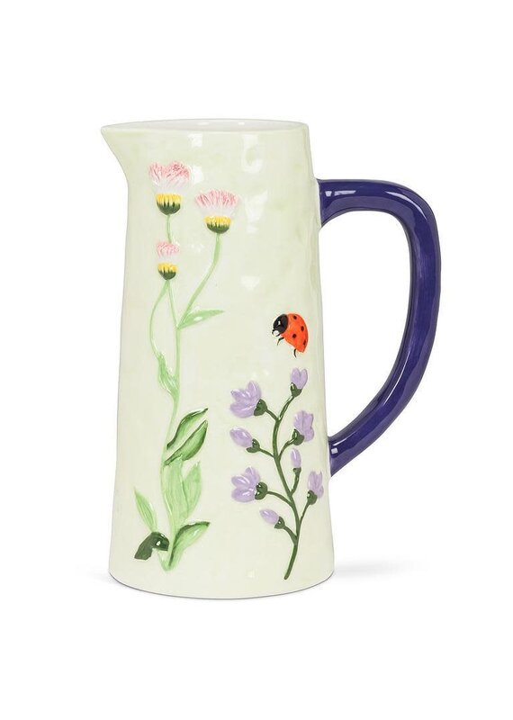 Abbott Collection Embossed Floral Pitcher | lg