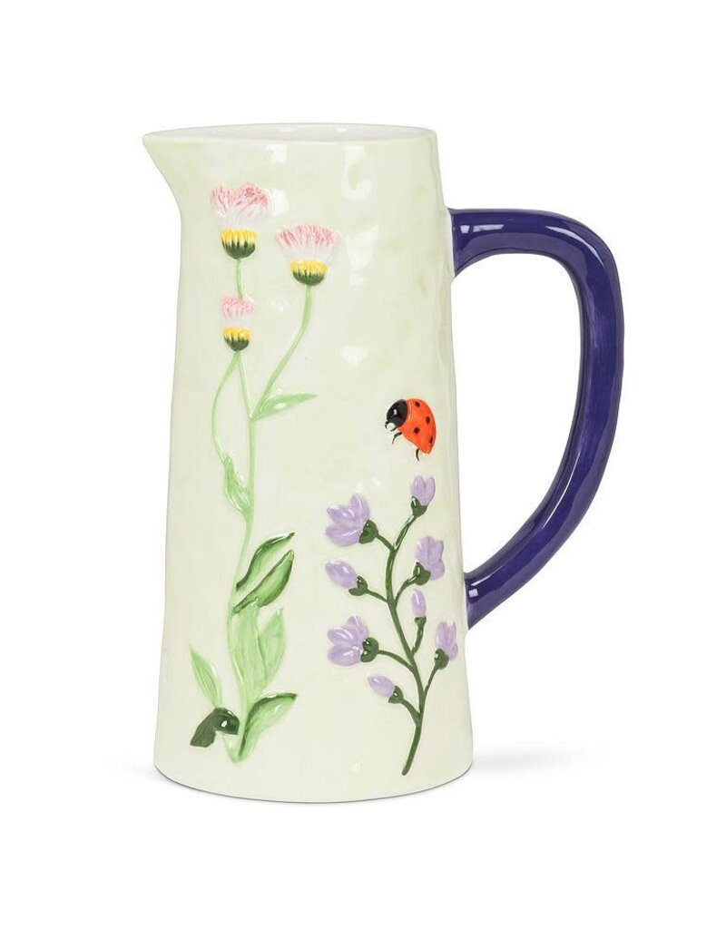 Abbott Collection Embossed Floral Pitcher | lg