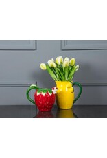Abbott Collection Ceramic Lemon Pitcher – Citrus-Inspired Jug | Bright Tableware & Vase