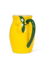 Abbott Collection Ceramic Lemon Pitcher – Citrus-Inspired Jug | Bright Tableware & Vase