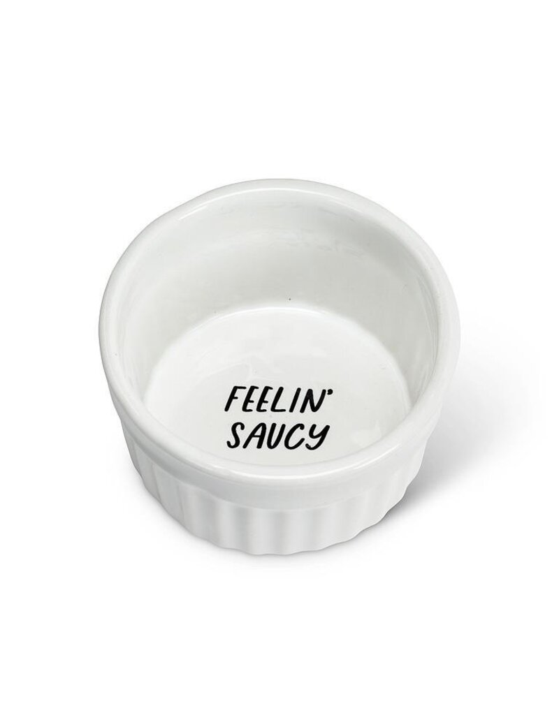 Abbott Collection Feelin' Saucy Ramekin – Fun Sauce Dish | Cheeky Condiment Bowl