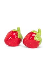Abbott Collection Strawberry Salt & Pepper Set – Ceramic Fruit Shakers | Bright Table Decor