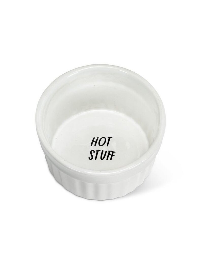 Abbott Collection Hot Stuff Ceramic Ramekin – Fun Sauce Dish | Cheeky Condiment Bowl