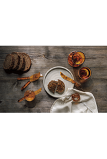 Danica Amber Pedestal Glass – 7oz Borosilicate Tumbler | Sculptural Drinkware