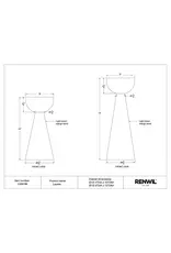 Renwil Laurier Set of 2 Mango Wood Taper Candle Holders – Mid-Century Modern Sculptural Decor