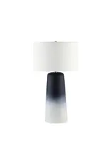 Renwil Monte Table Lamp – Matte Blue Gradient Ceramic | Modern Tranquil Lighting