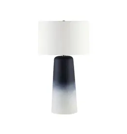 Renwil Monte Table Lamp – Matte Blue Gradient Ceramic | Modern Tranquil Lighting