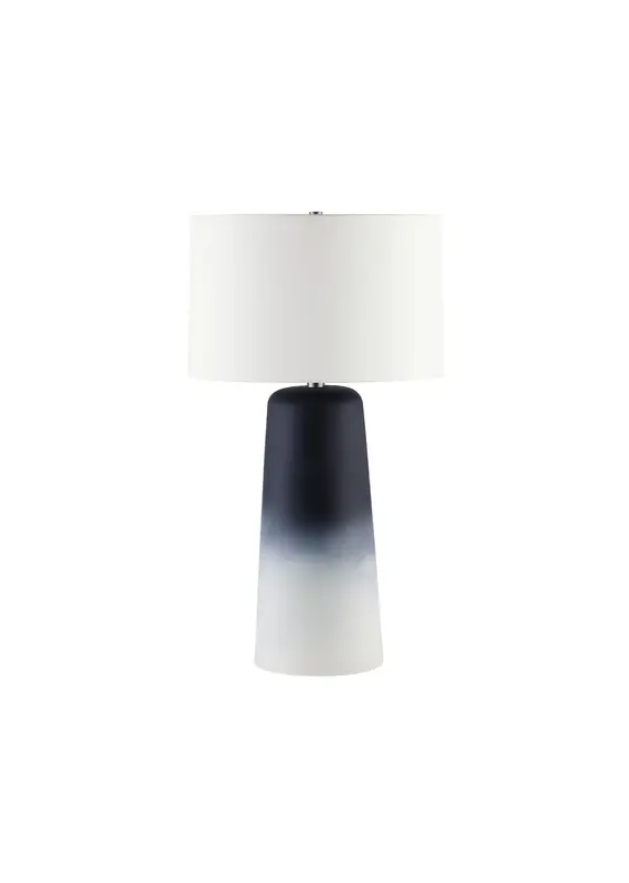 Renwil Monte Table Lamp – Matte Blue Gradient Ceramic | Modern Tranquil Lighting