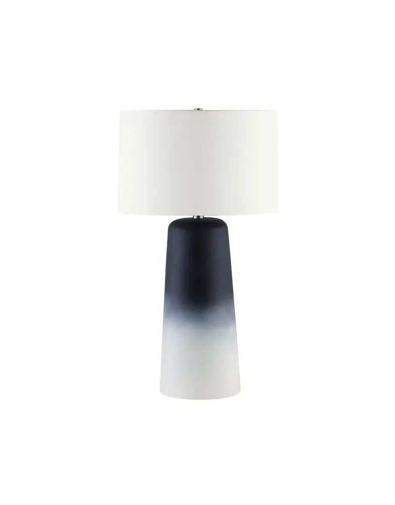 Renwil Monte Table Lamp – Matte Blue Gradient Ceramic | Modern Tranquil Lighting