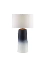 Renwil Monte Table Lamp – Matte Blue Gradient Ceramic | Modern Tranquil Lighting