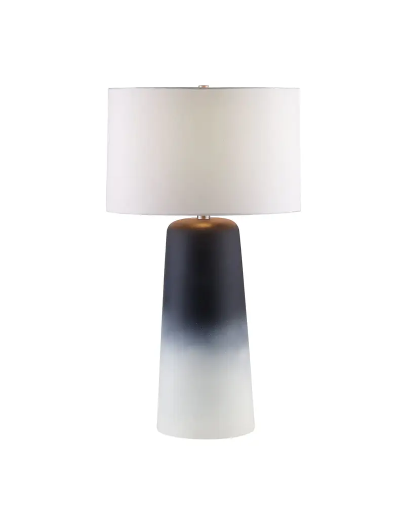Renwil Monte Table Lamp – Matte Blue Gradient Ceramic | Modern Tranquil Lighting
