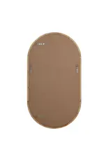 Renwil Puno Mirror by Renwil – Oval Pine Wood Wall Mirror | Scandinavian Modern Decor