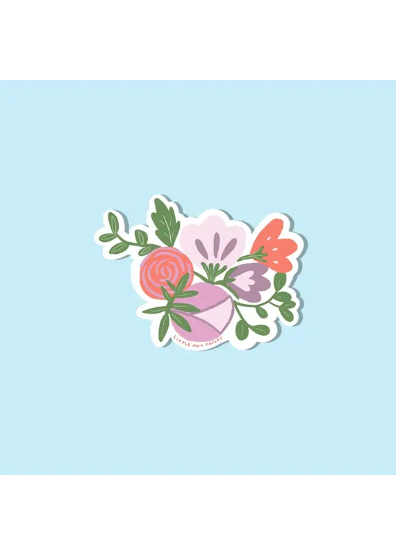 Little May Papery Floral Vinyl Sticker | Little May Papery – De Ferrari Home