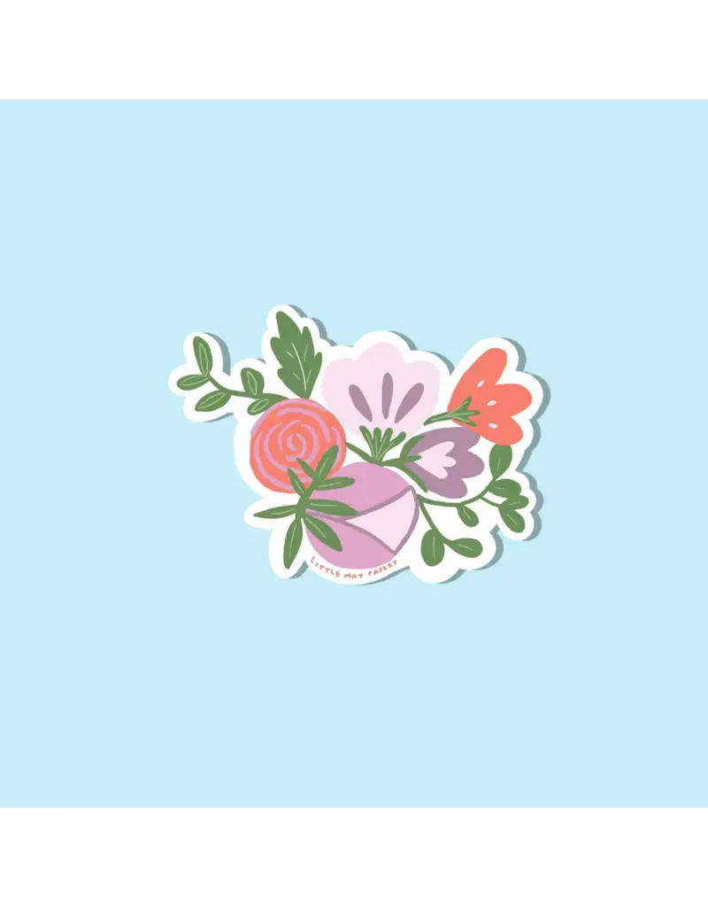 Little May Papery Floral Vinyl Sticker | Little May Papery – De Ferrari Home