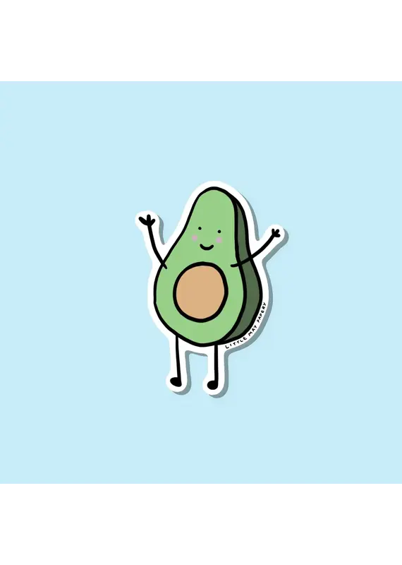 Little May Papery Avocado Vinyl Sticker | Little May Papery – De Ferrari Home