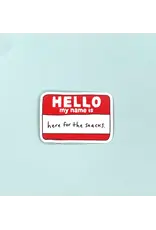 Little May Papery Here for the Snacks Vinyl Sticker | Little May Papery – De Ferrari Home