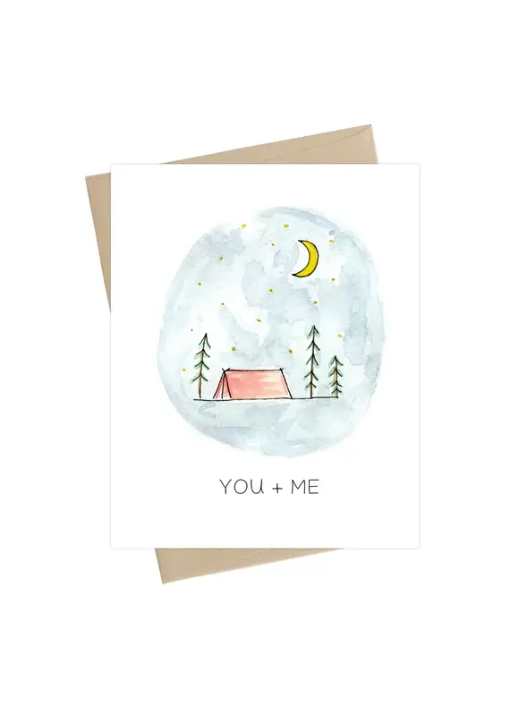 Little May Papery YOU + ME Camping Greeting Card | Little May Papery – De Ferrari Home