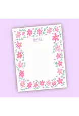 Little May Papery Pink Floral Notepad | Little May Papery – De Ferrari Home