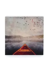 Cedar Mountain Canoe Art Block Mini by Cedar Mountain Studios – Handcrafted Canadian Gift