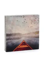 Cedar Mountain Canoe Art Block Mini by Cedar Mountain Studios – Handcrafted Canadian Gift