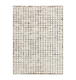 Renwil Aya Beige & Brown Geometric Area Rug by Renwil – Modern Comfort