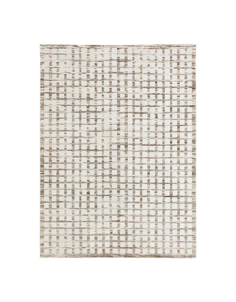 Renwil Aya Beige & Brown Geometric Area Rug by Renwil – Modern Comfort