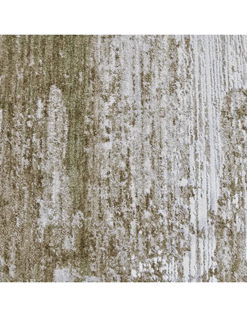 Renwil Blake Abstract Brushstroke Area Rug by Renwil – Green, Brown & Beige