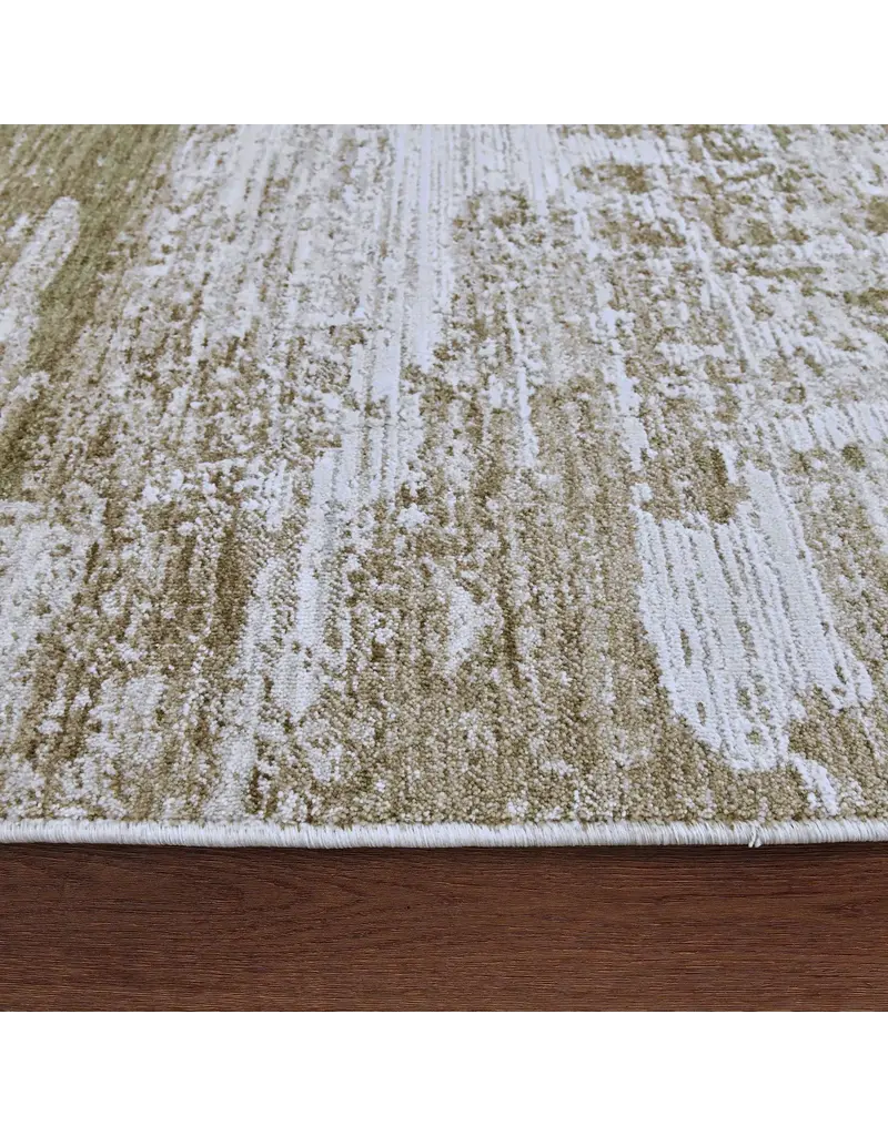 Renwil Blake Abstract Brushstroke Area Rug by Renwil – Green, Brown & Beige