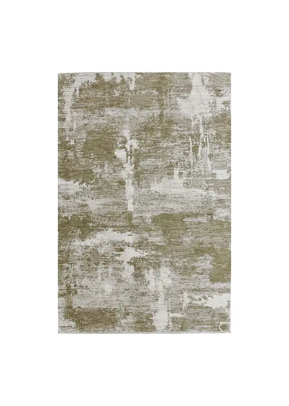Renwil Blake Abstract Brushstroke Area Rug by Renwil – Green, Brown & Beige
