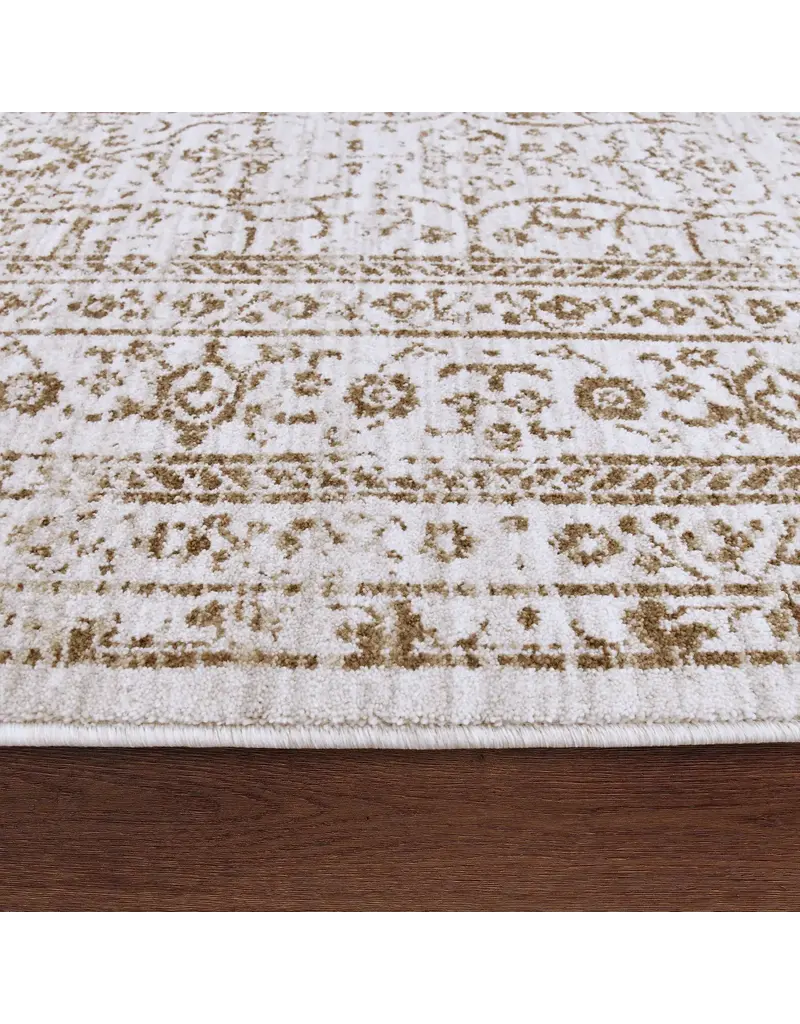 Renwil Blake Traditional Ornate Border Area Rug by Renwil – Beige & Brown